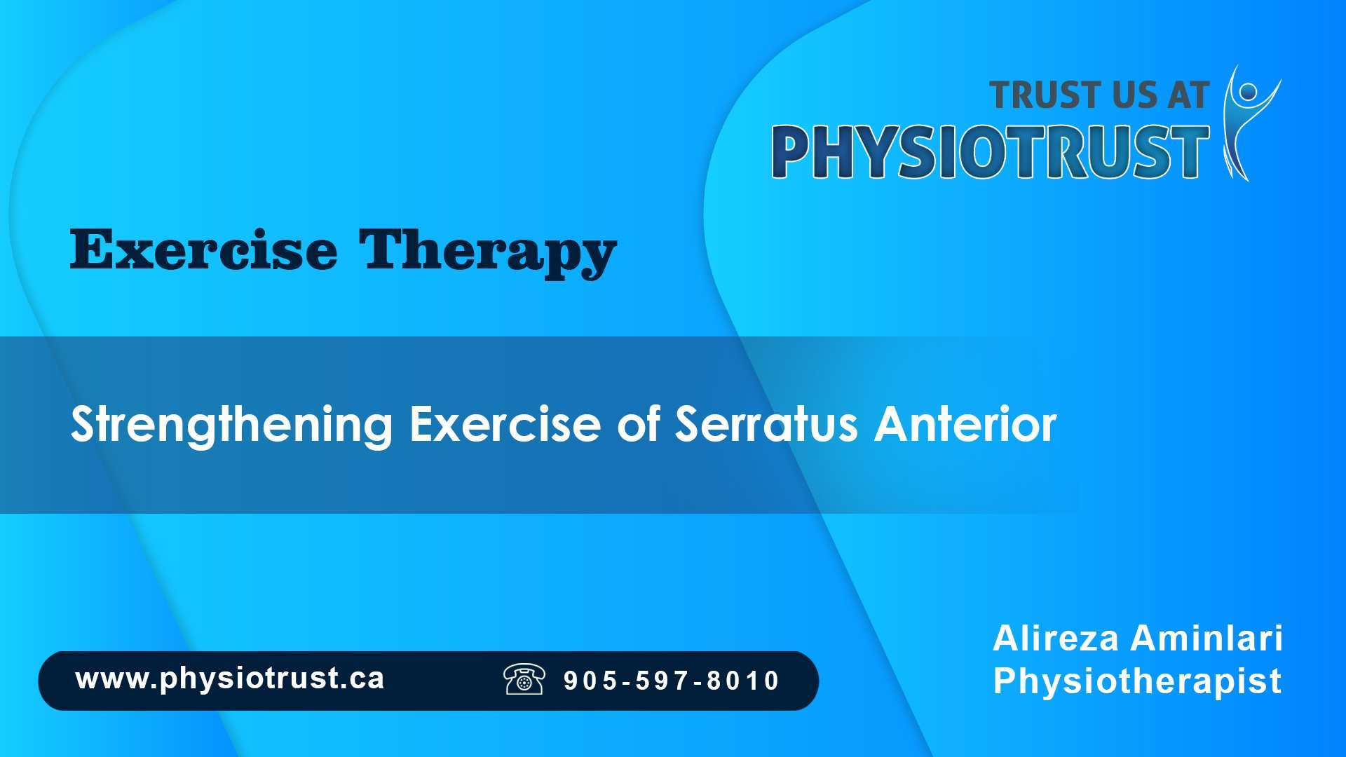 Strengthening Exercise of Serratus Anterior title=