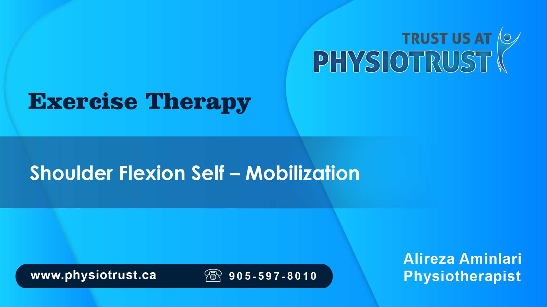 Shoulder Flexion Self mobilization