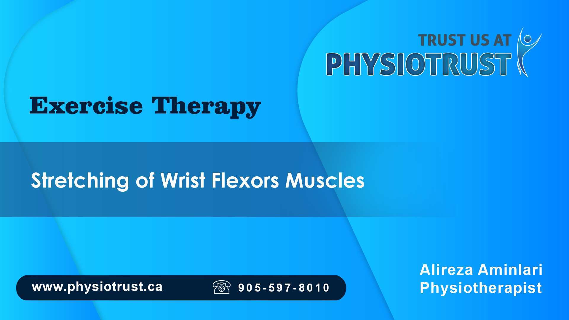 Stretching of Wrist Flexors Muscles