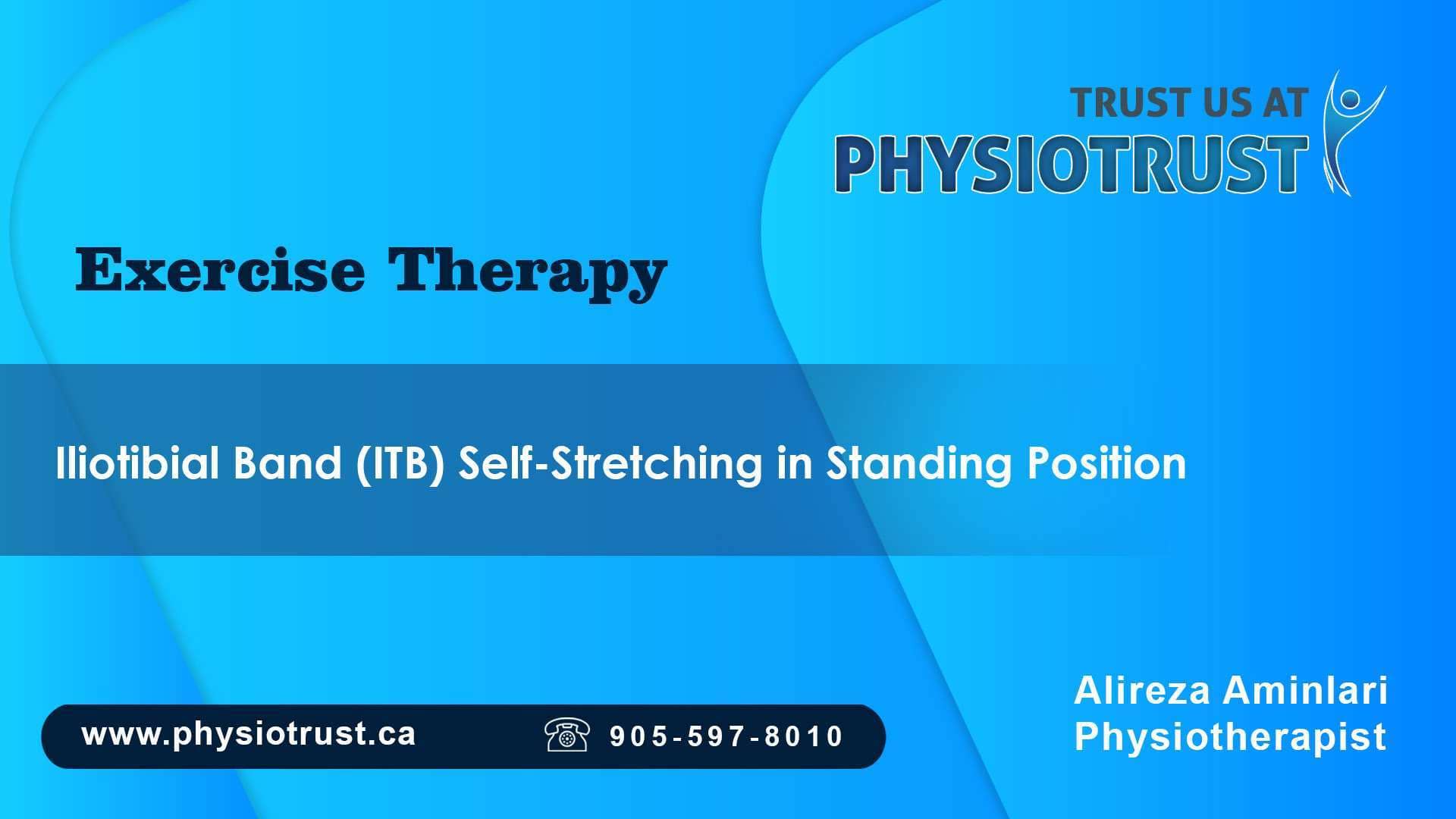 Iliotibial Band (ITB) Self-Stretching in Standing Position