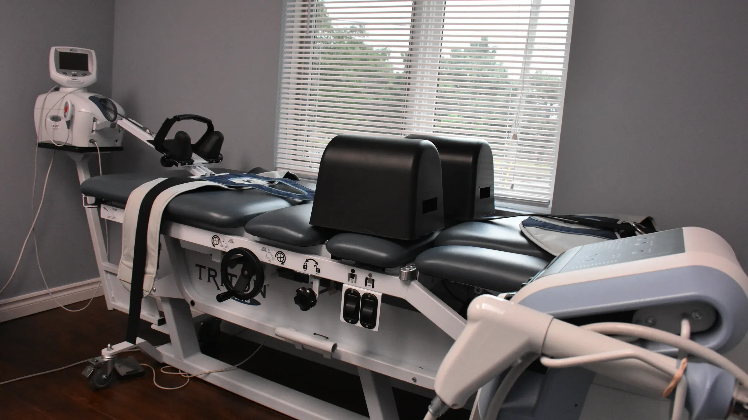 A view of the Physiotrust equipment area